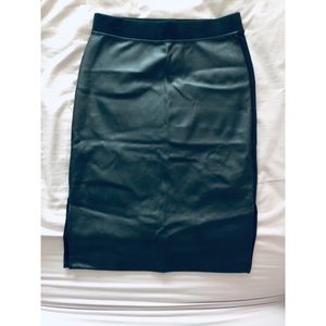 Gap Faux Leather Pencil Skirt